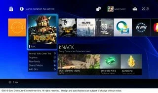 Playstation 4 Interface 1